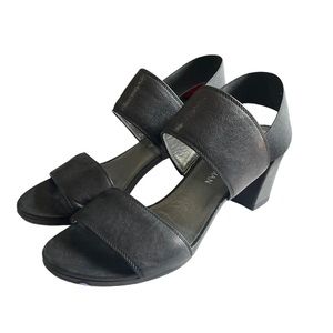 Stuart Weitzman Black Leather Heels